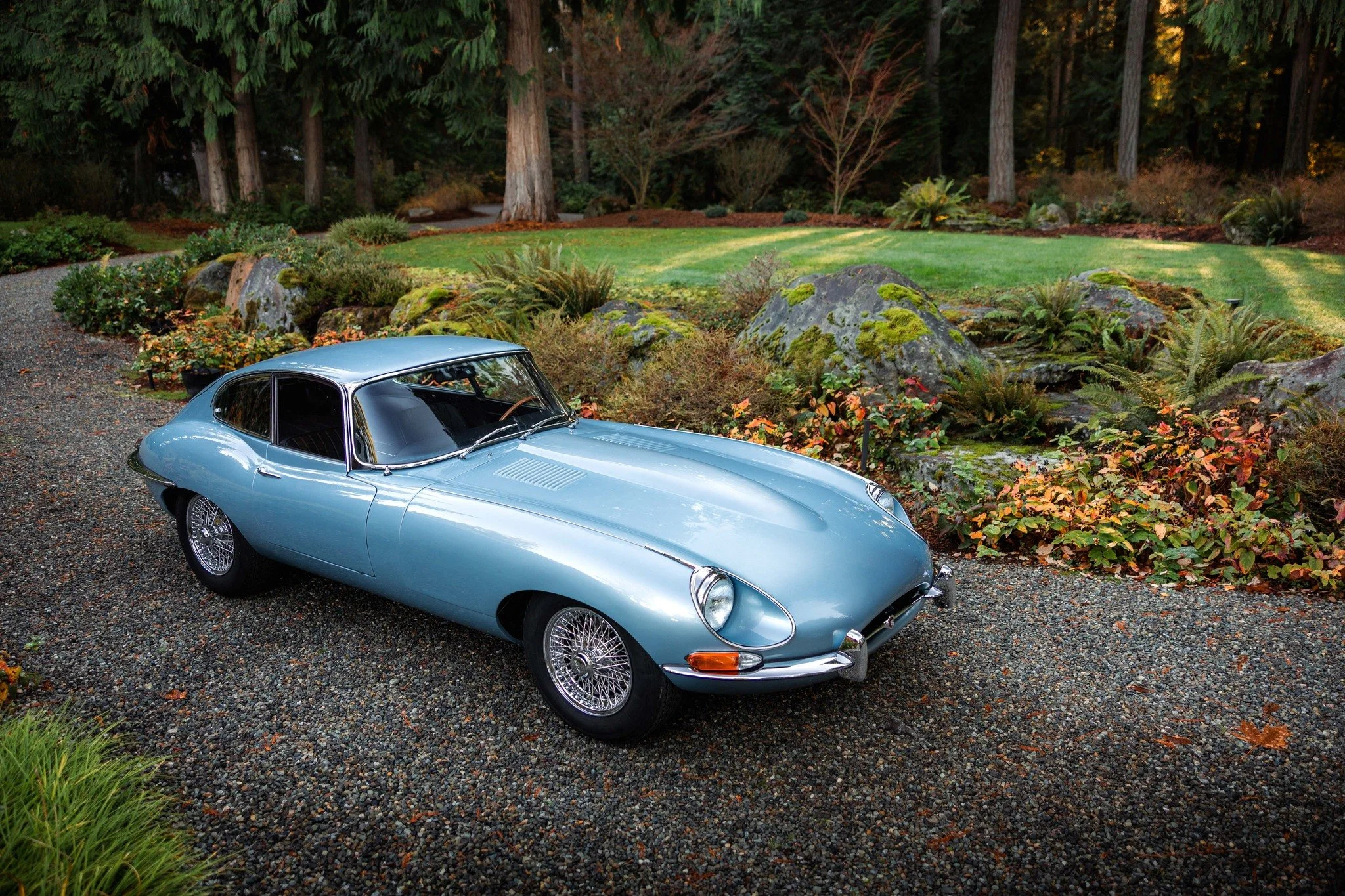 Fresh into stock -- here is a lovely 1968 Jaguar XKE Coupe presented in Opalescent Blue that was fully restored about 10 years ago. This later Series 1.5 car features the desirable 4.2L engine, and the full synchro 4 speed transmission.

This Jaguar 