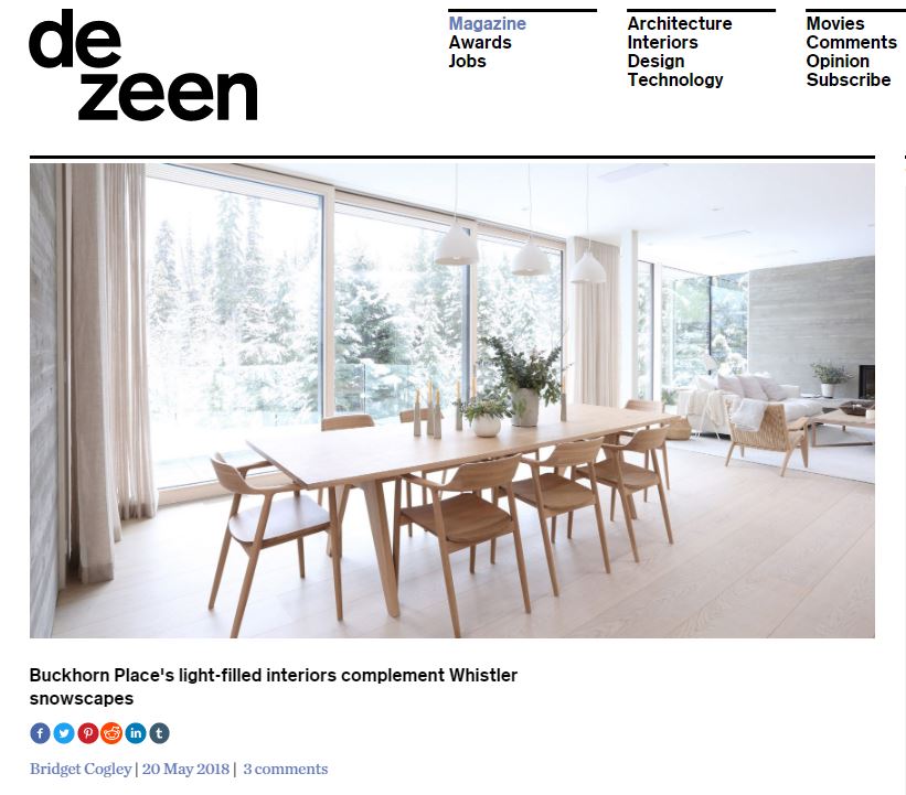 Buckhorn Dezeen Feature