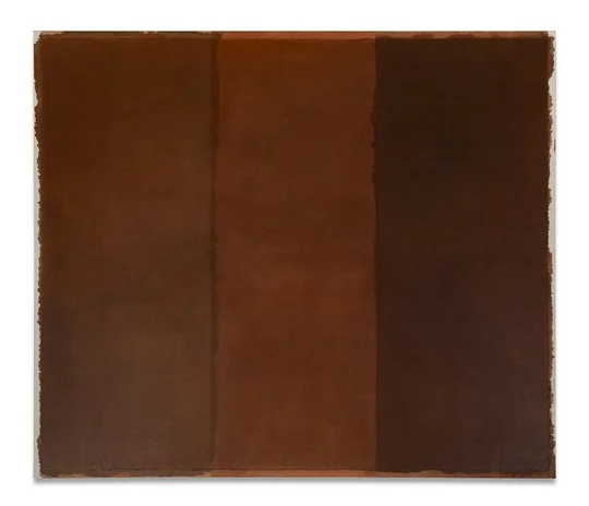 Natalie Lavelle, Untitled (Burnt Sienna and Burnt Umber), 2025