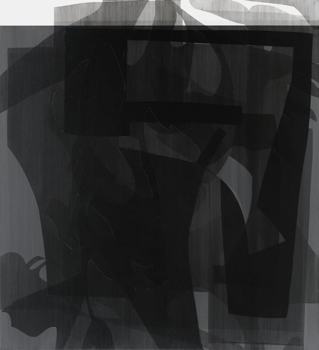 Simon Degroot, Increased Overlap 2, 2019, Oil on canvas, 122 x 112 cm