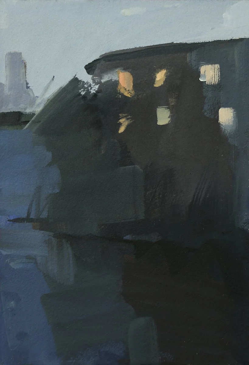 Dylan Jones, Don’t Be a Perv, 2021, Gouache on paper mounted on aluminium, Tasmanian oak frame, 26 x 18 cm