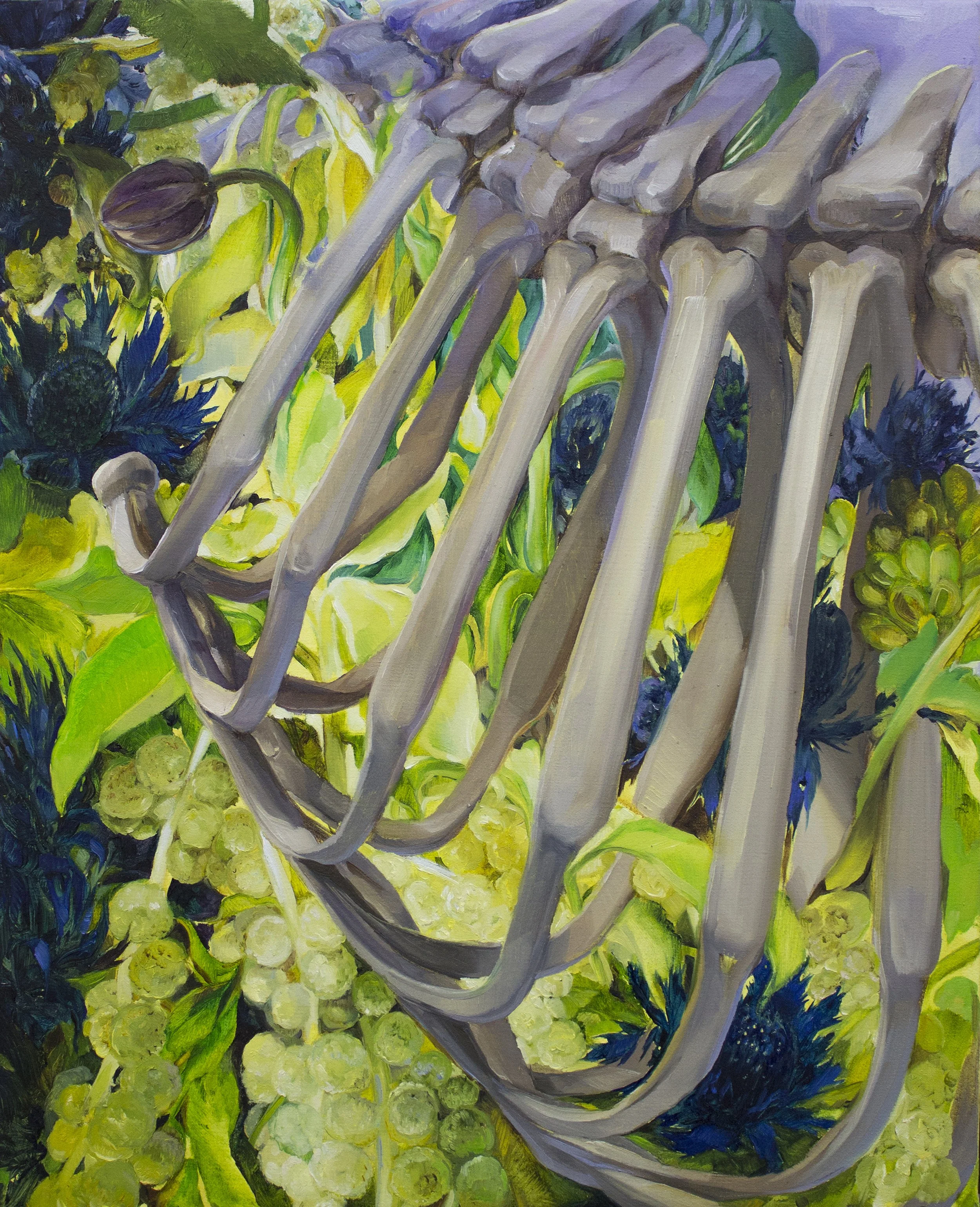 Karla Marchesi, Protection, 2019, Oil on canvas, 50 x 40 cm