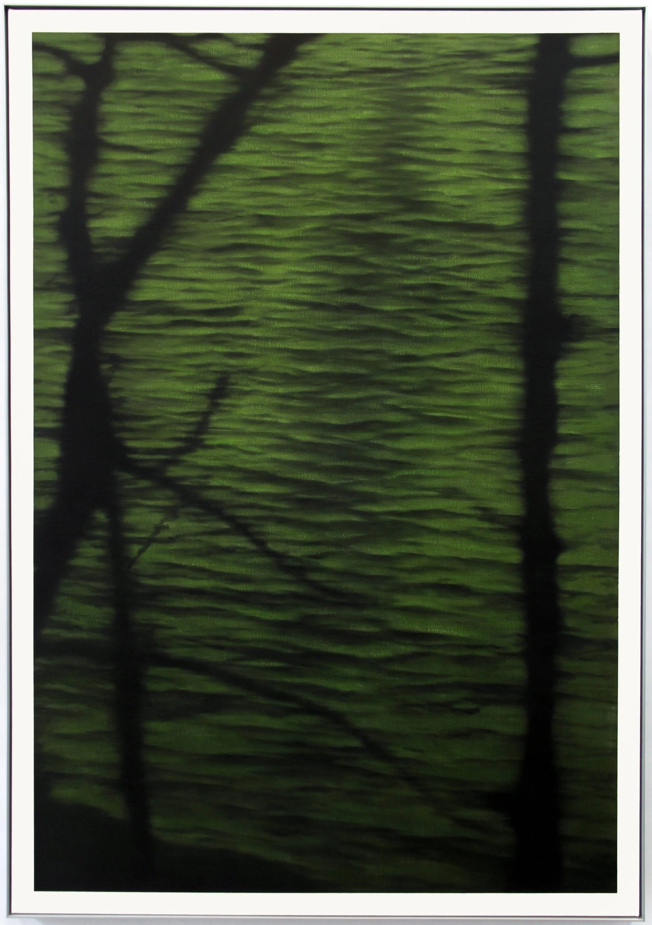 Andrew Browne, Green river #1, 2023, Oil & alkyd on linen, 130 x 90cm