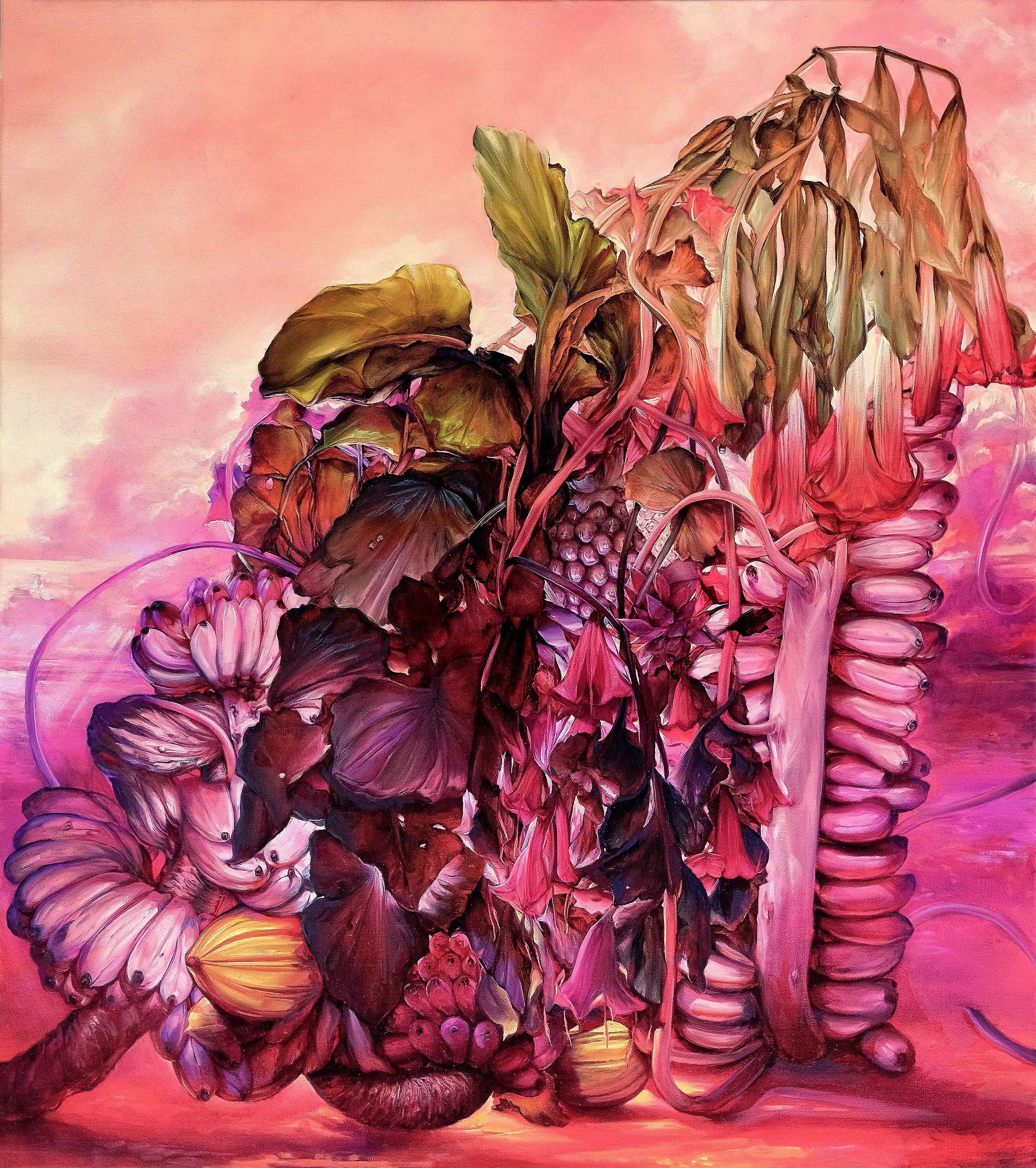 Backbone and prayer hands_2023_145x127cm_oil on linen_$6500.jpg