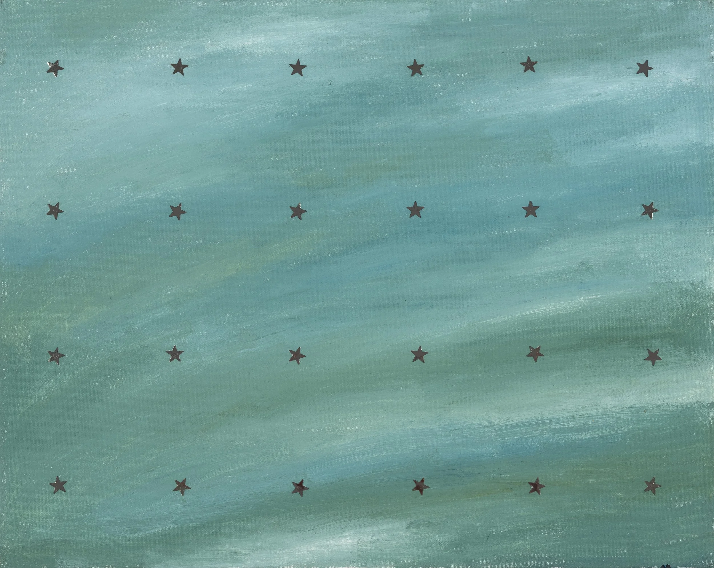 22_Worry_2020_40.6 x 50.8 cm_oil and stickers on canvas board mounted on timber panel_$450.jpg