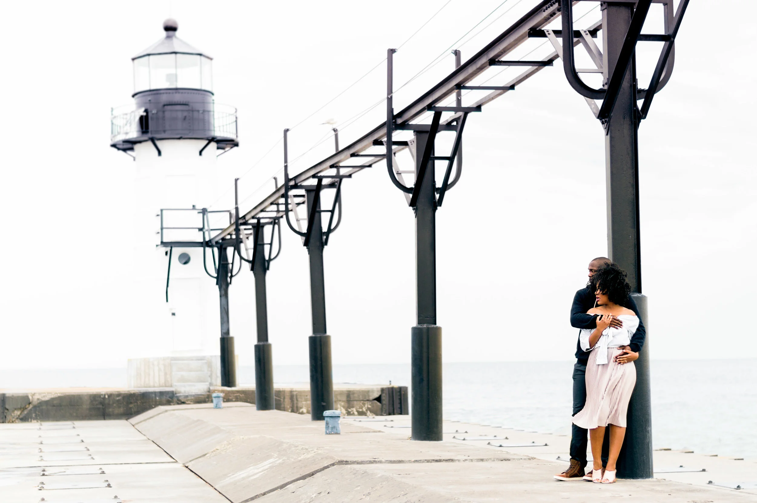 Lighthouse Engagement Photoshoot