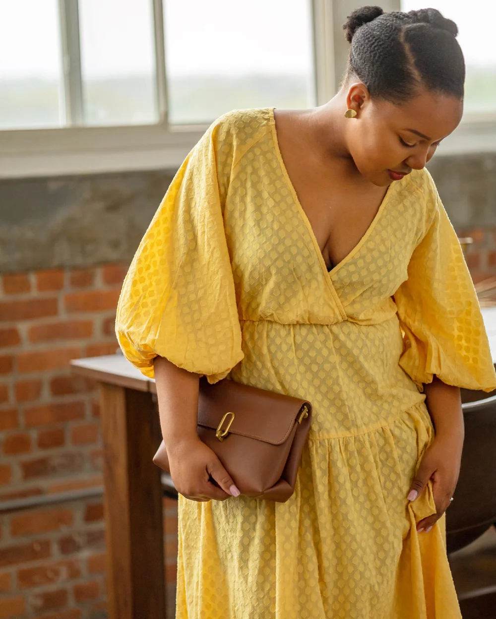 Free People Yellow Maxi Dress