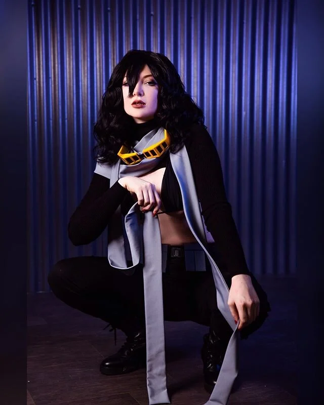 Aizawa is best teacher. He&rsquo;s just so cool! What would your quirk be? 
I think mine would be something with my crazy hair, or screaming really loudly lol

Photo by @happytriggerla 
#myheroacademia #shoutaaizawa #cosplay