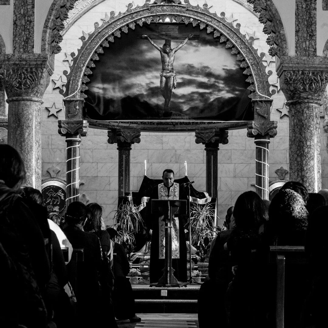 Fieldwork | Baghdedeh, 2018, XPro2. First Good Friday mass in Baghdedeh, Iraq. This was the first year celebrating in their town since being expelled by ISIS in 2014. #Iraq #photography #fieldwork #documentary #reportage