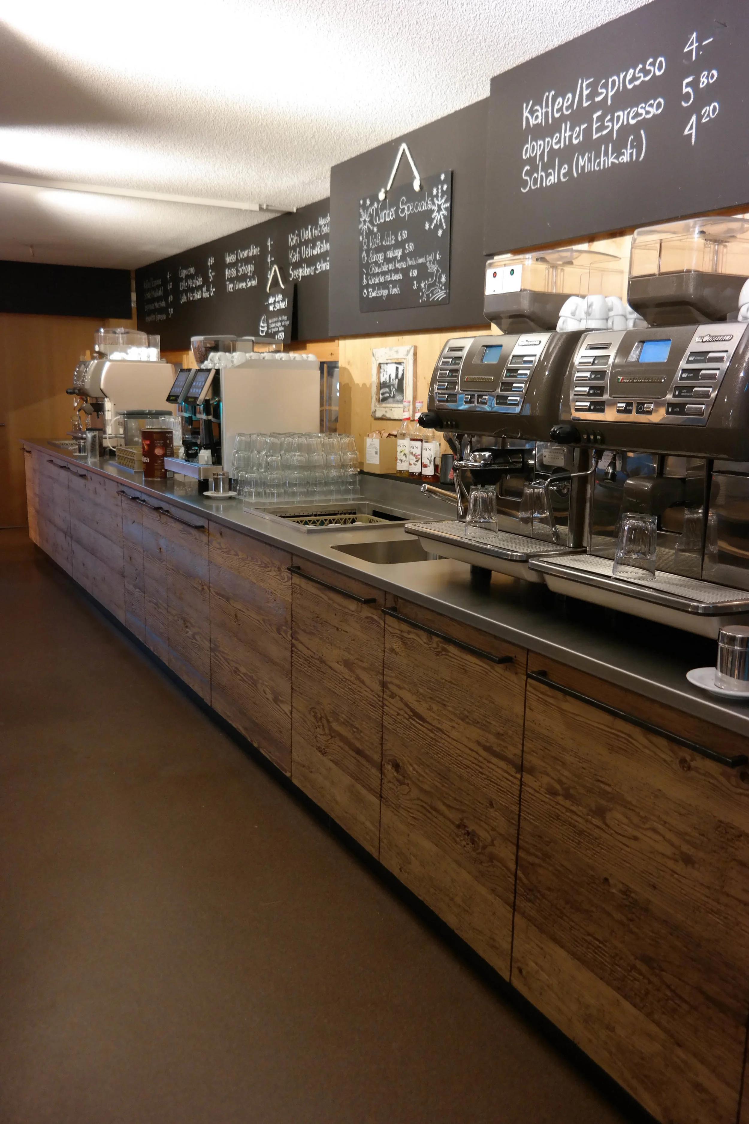 Jucker Farm AG, Seegräben, Kaffeetheke, Januar 2019