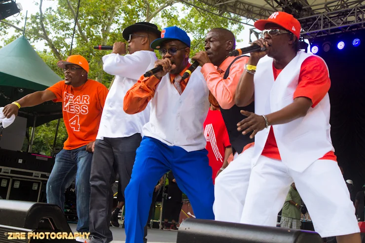 Hip-Hop Legends Whodini and UTFO give a Live Performance at the Rock Steady Crew 38th Annual Celebration held on Sunday, July 26, 2015 at Central Park in New York City