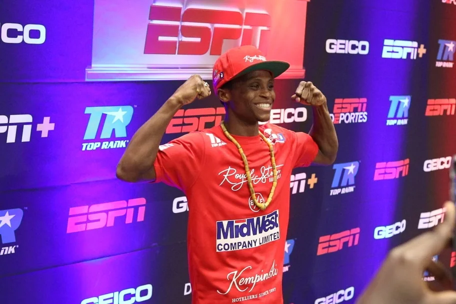Isaac Dogboe at the Top Rank Press Conference