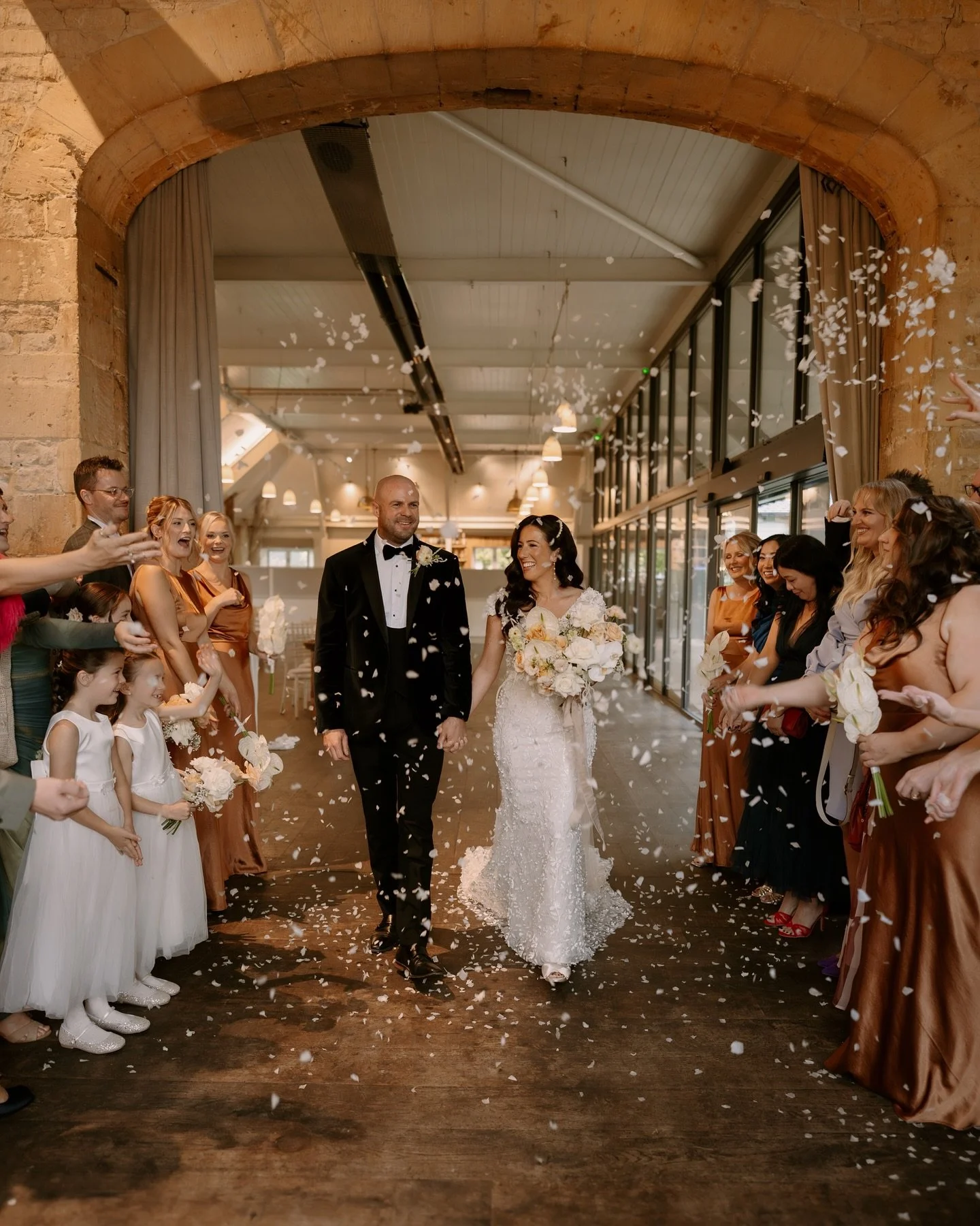 Storm Amy, we saw you and embraced you. 
Friday the gorgeous souls that are Céline & Paul got married at the wonderful @lapstonebarn in the glorious Cotswolds. I’d photographed these guys with there girls a few years ago so I knew w