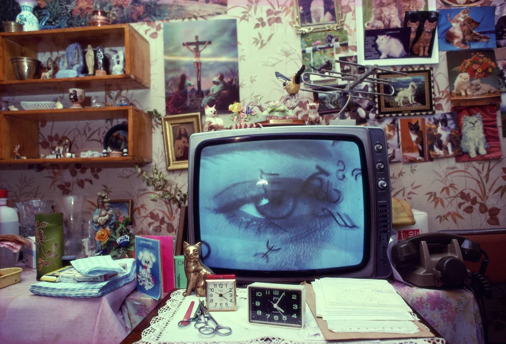 Objet télévision, Paris 1997 - Photographie Silvana Reggiardo
