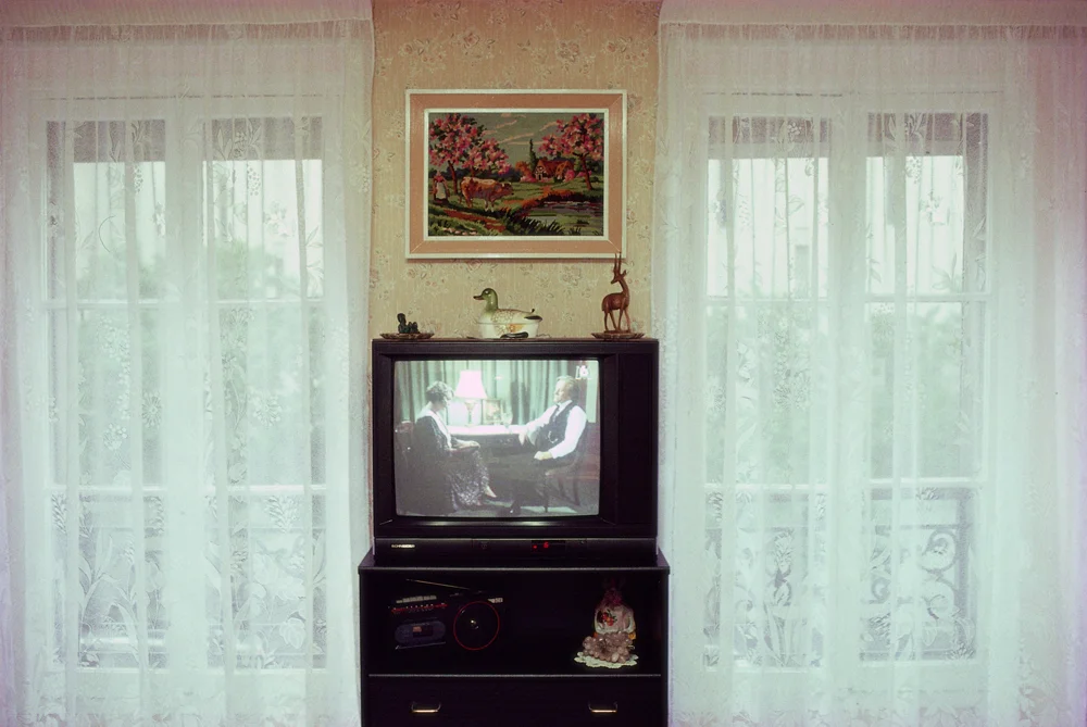 Objet télévision, Paris 1997 - Photographie Silvana Reggiardo