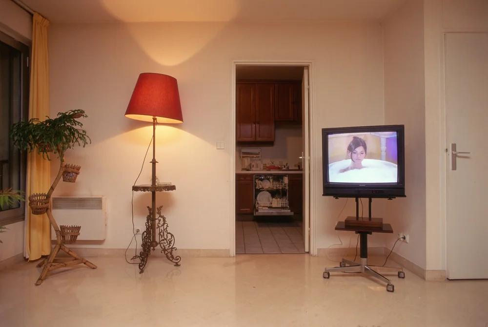 Objet télévision, Paris 1997 - Photographie Silvana Reggiardo
