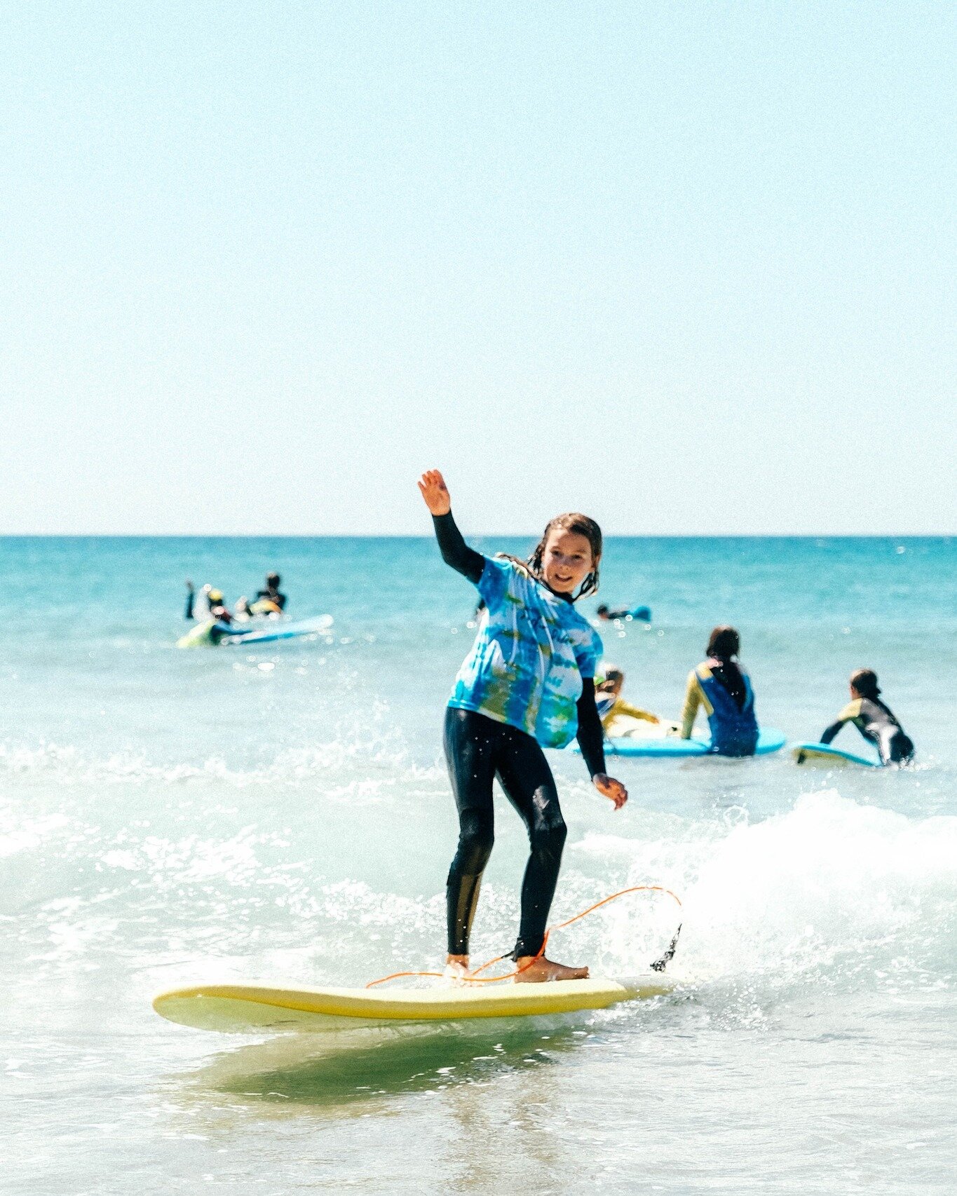 Our Mini Surf Camps are a great taster and introduction to our Summer Surf Camps. ☀️

Perfect for little ones, they run for 2.5 hours each week, focusing on beach safety and surfing. 💦

Our mini Surf Camps are ideal for kids that want to learn to su