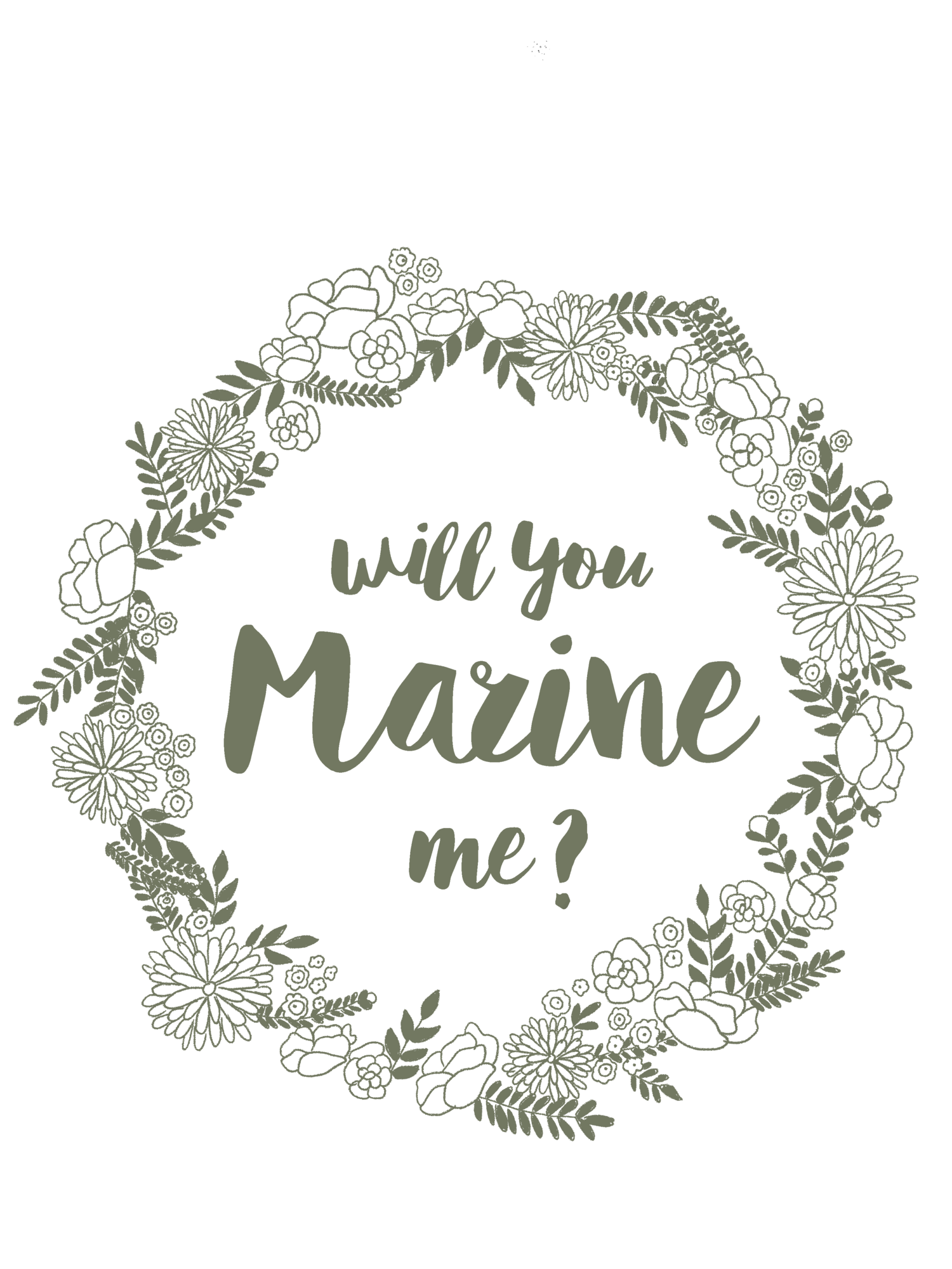 Will you Marine me