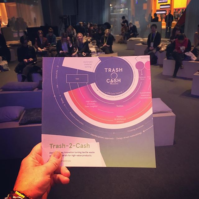 Talk at Heimtextil went down well - a full house! Watch out this week as the White Paper is very nearly ready... in the meantime download the brochure from the site. Link in bio! #designdriven #material #innovation #circulardesign