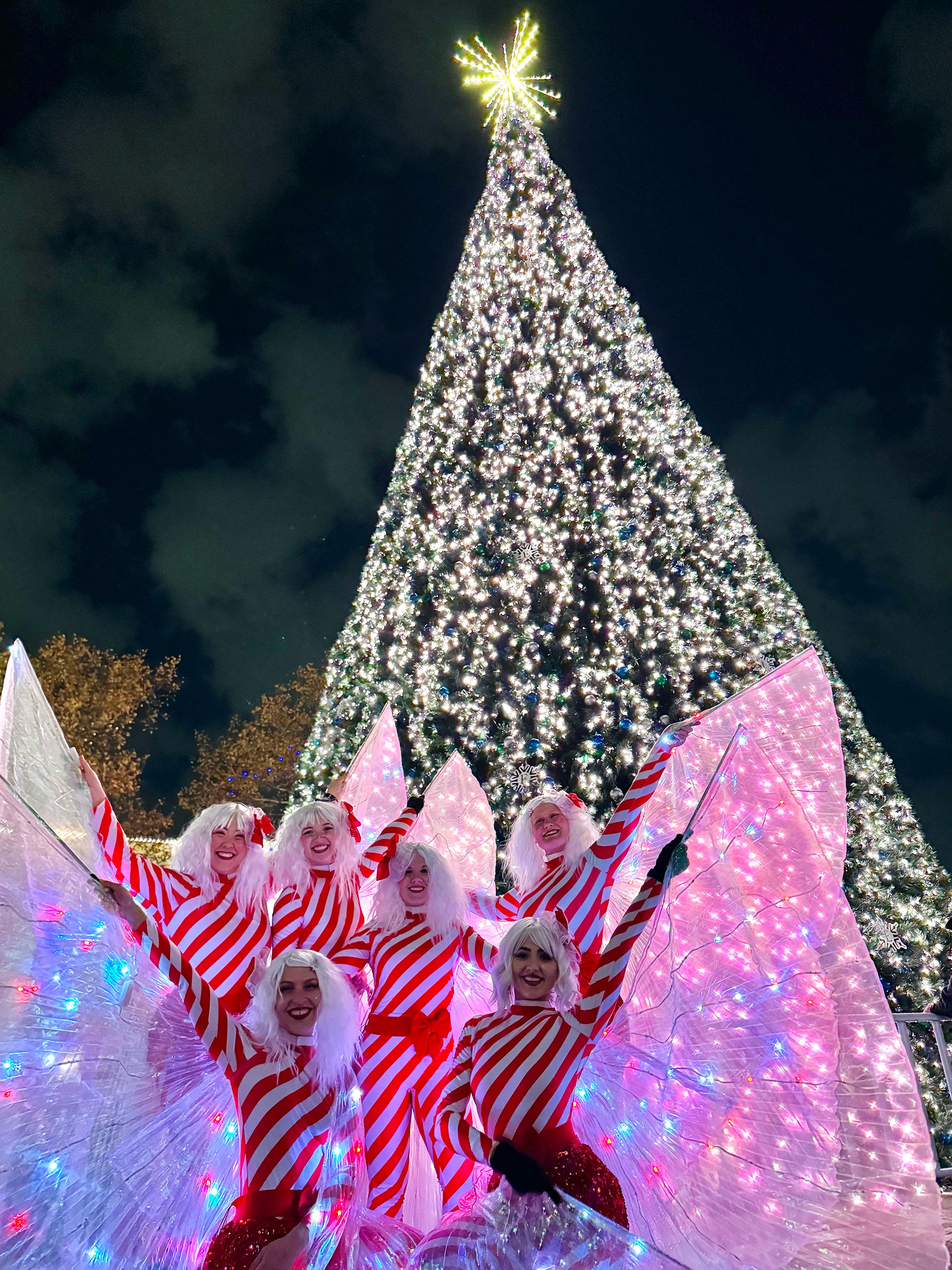 LED Wing Dancers | Easton Towncenter