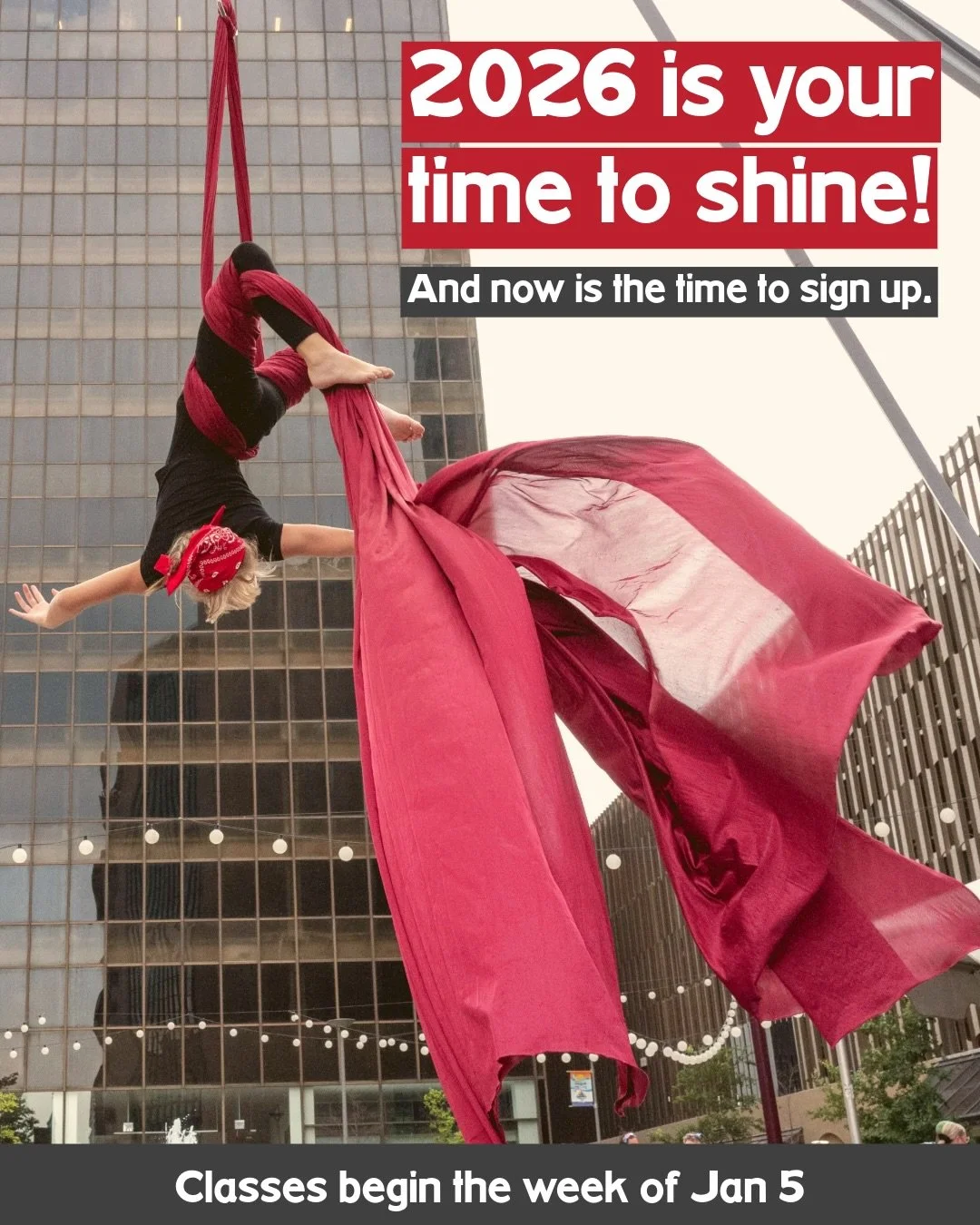 New year, new classes! We&rsquo;re getting excited for what&rsquo;s in store for 2026 🎪

🌱 New? Check out any Sampler or Level 1 class! Both are designed for the complete beginner and allow students to progress at their own pace. 

🆕 New options! 