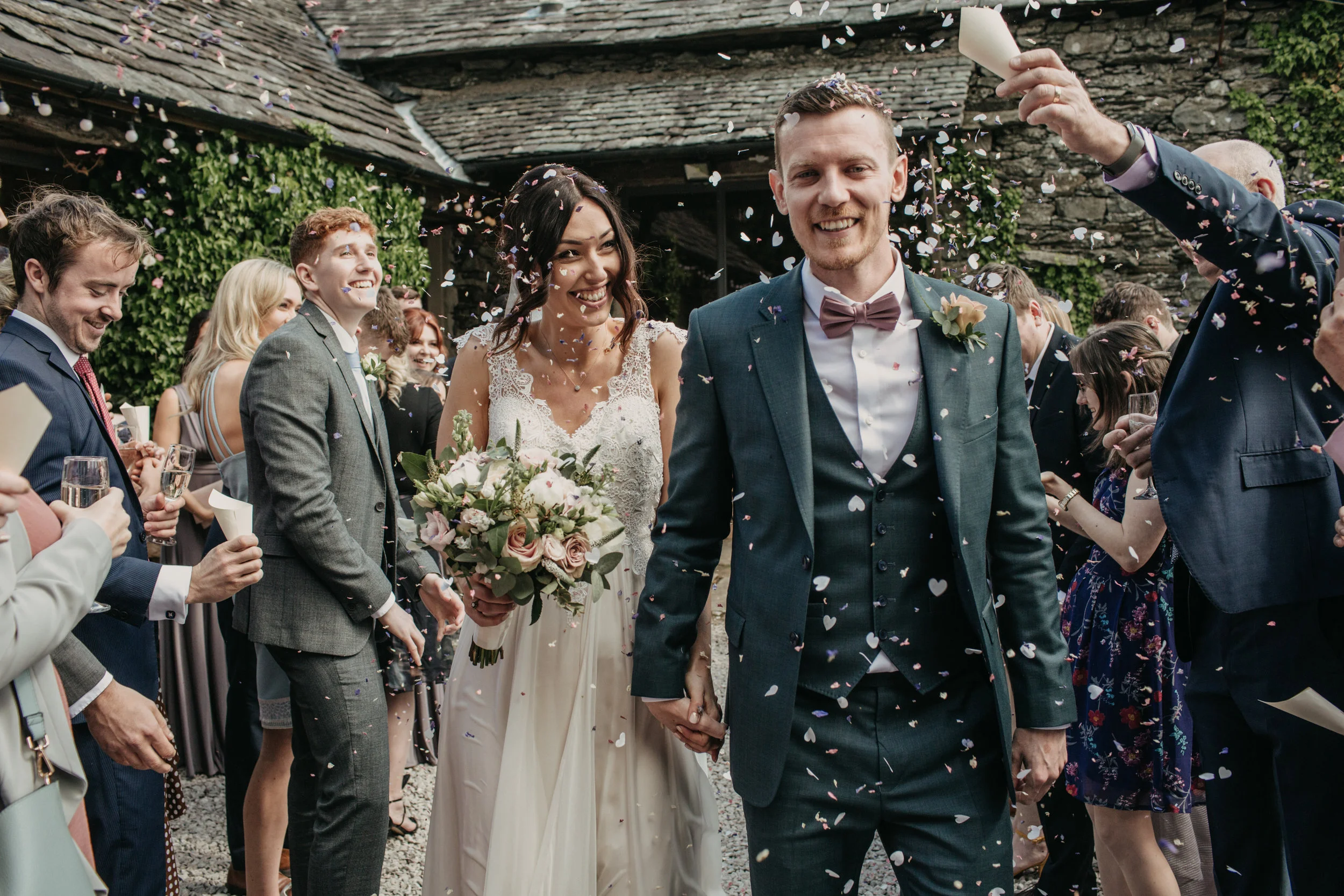 Rachel and Mike's Lake District Paddock Barn Wedding