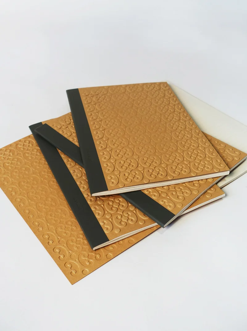 Embossed Loopy Mushroom Notebook