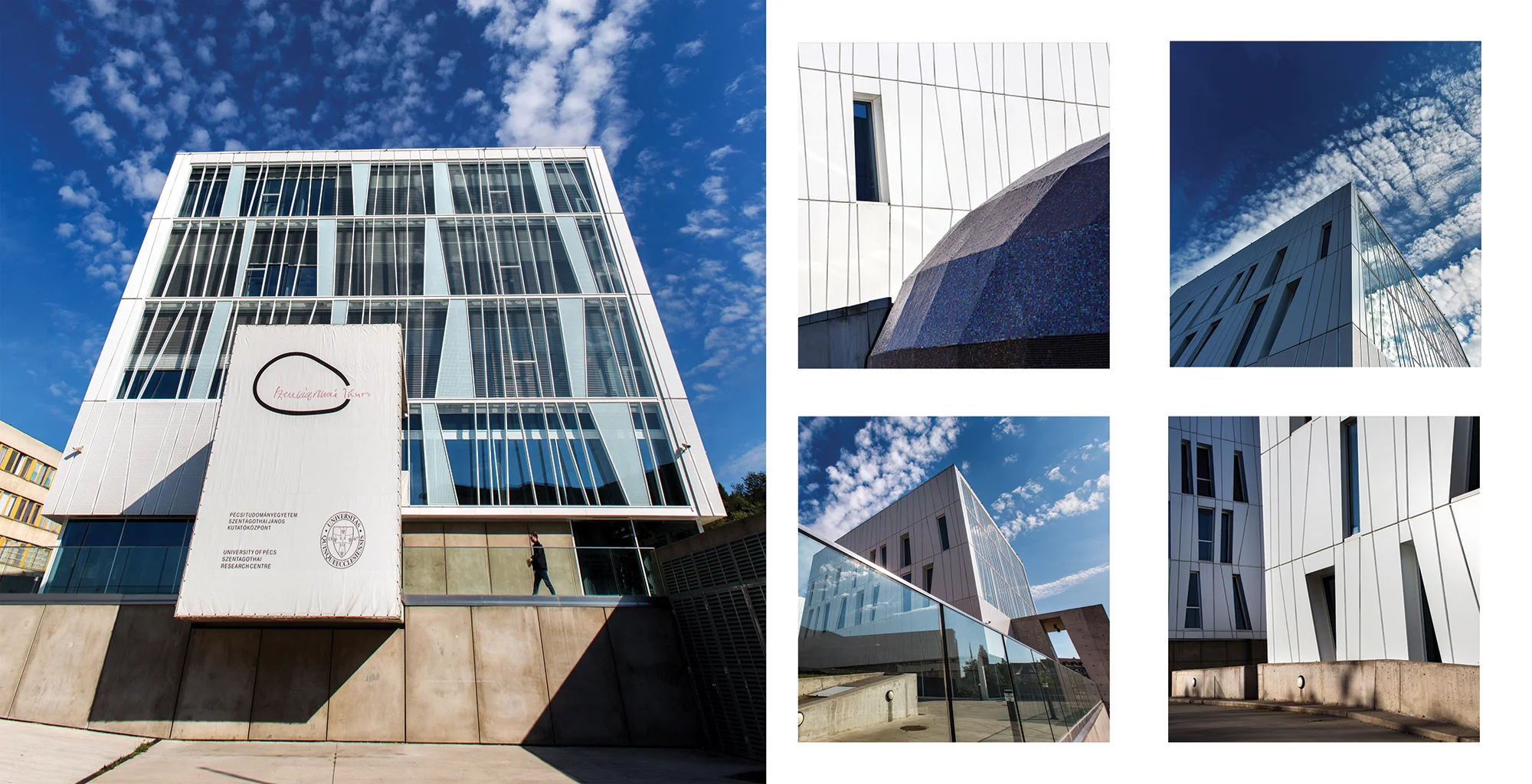 Science Building - részlet az Egykor és ma. A pécsi egyetem épületei c. albumunkból