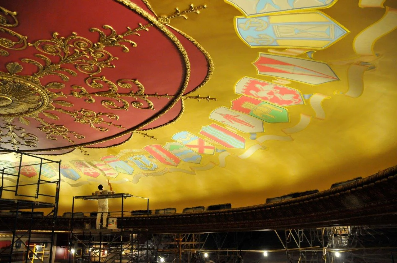Vets Auditorium Ceiling Restoration
