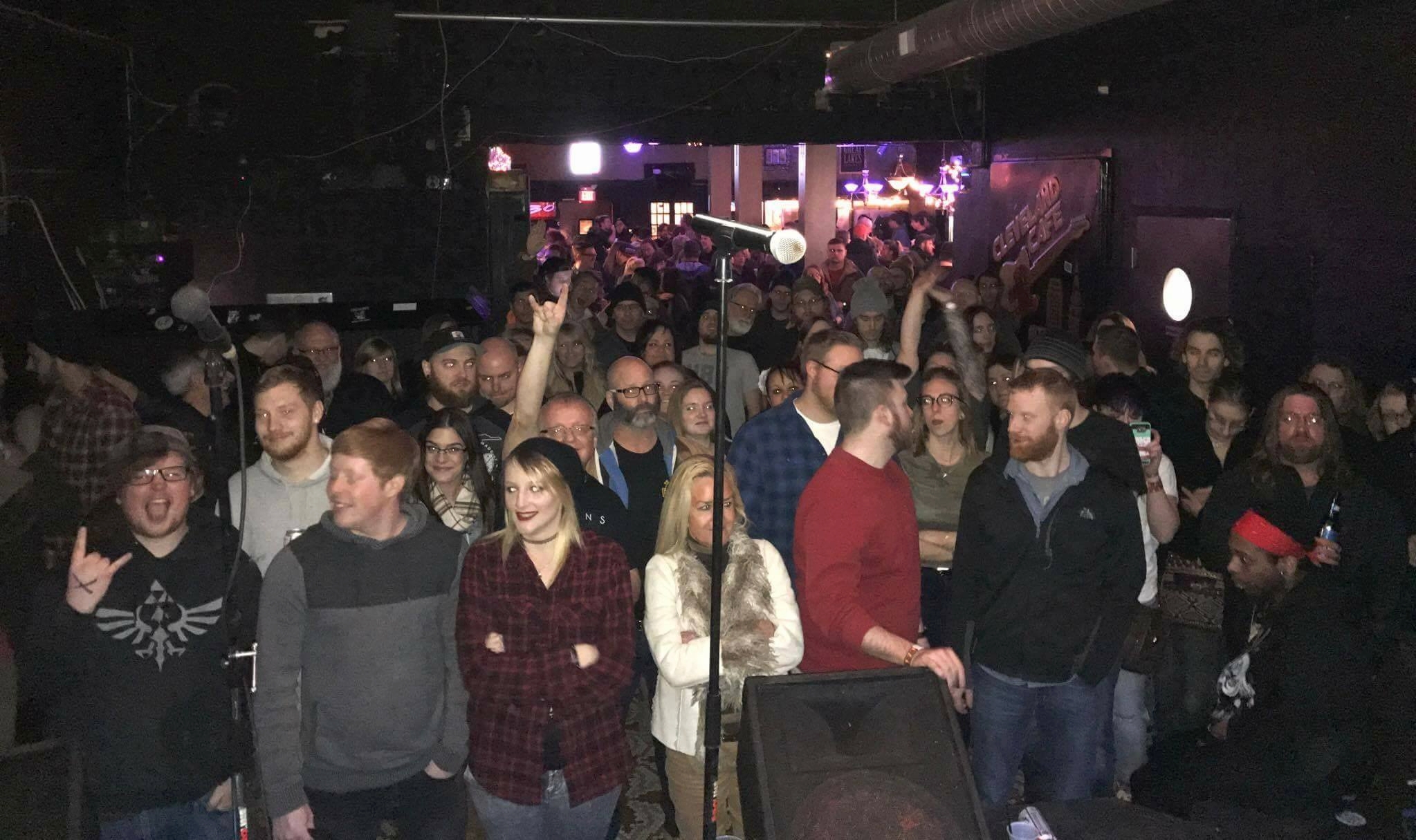 Pre-set from the stage.