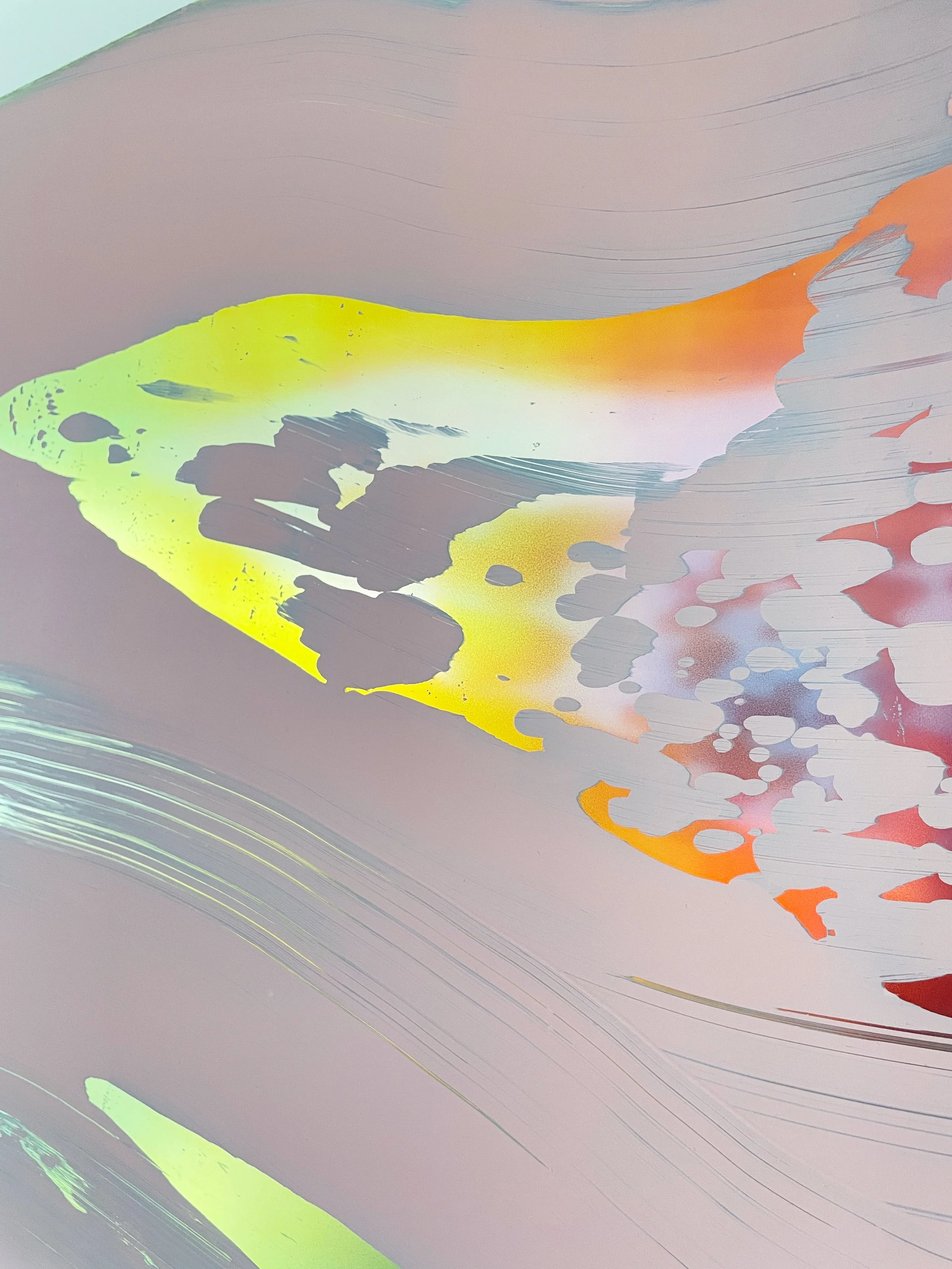 Mirroring Reflections II detail 4 140x90x6cm mixed media on pmma 2023.jpg