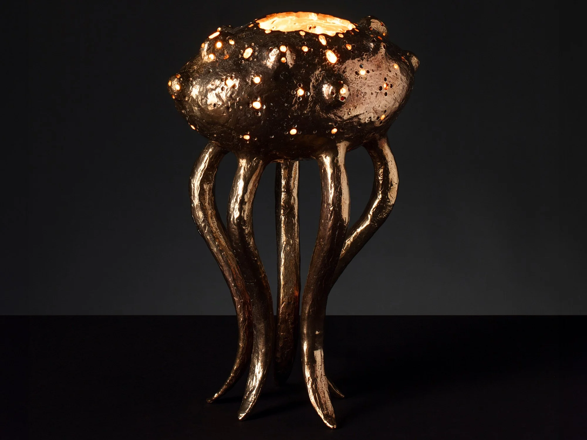 The Jellyfish, a limited edition bronze sculpture by Dutch artist Jeske Haak