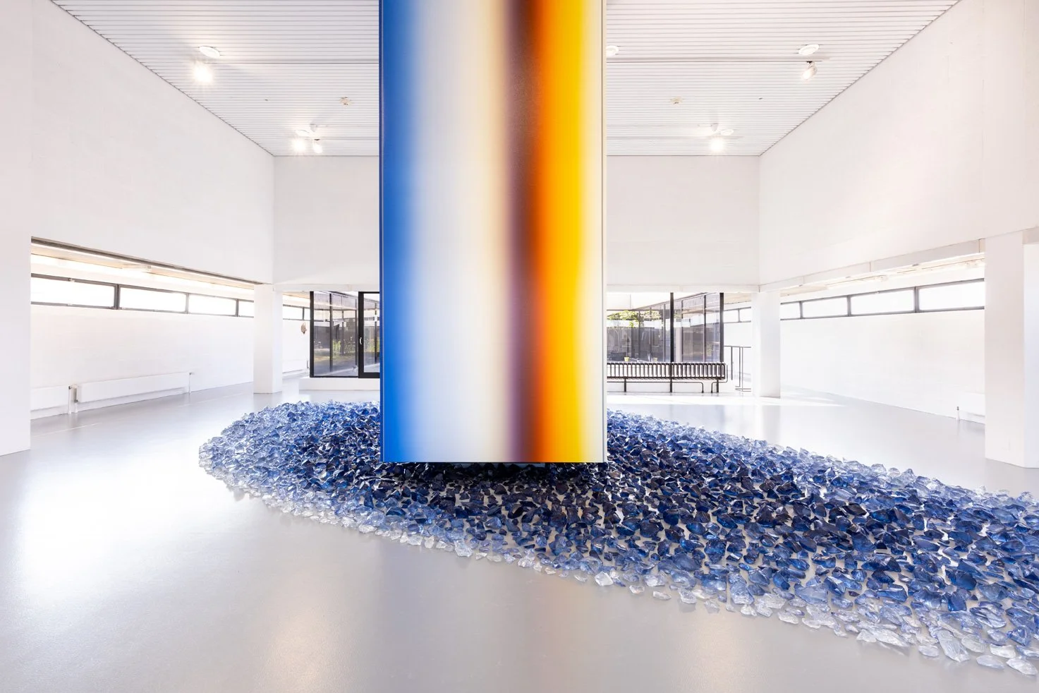 Installation by Donald Schenkel, during his solo exhibition in the gallery in 2021