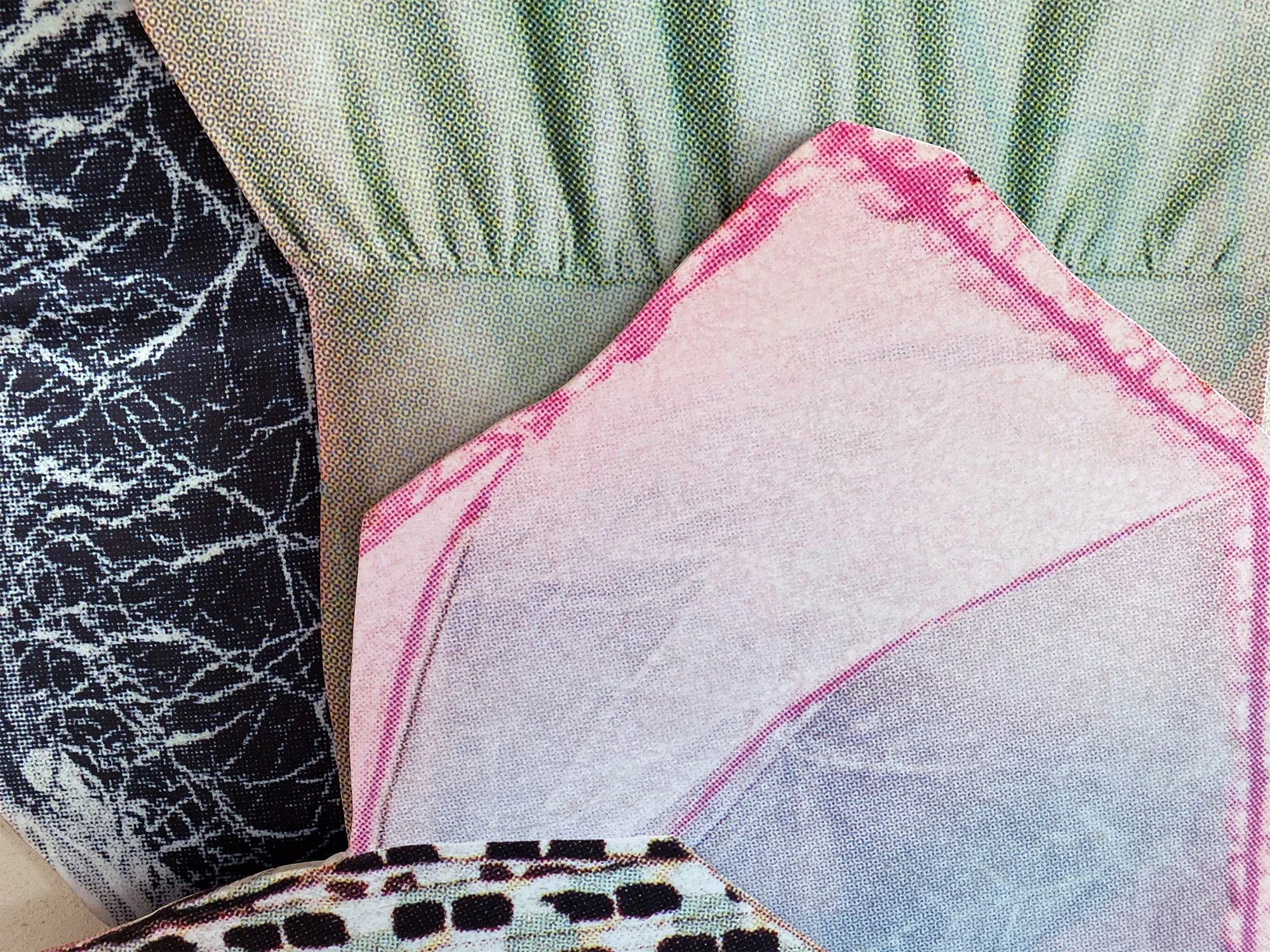 Textile art and works on paper by contemporary artists represented by Root Gallery