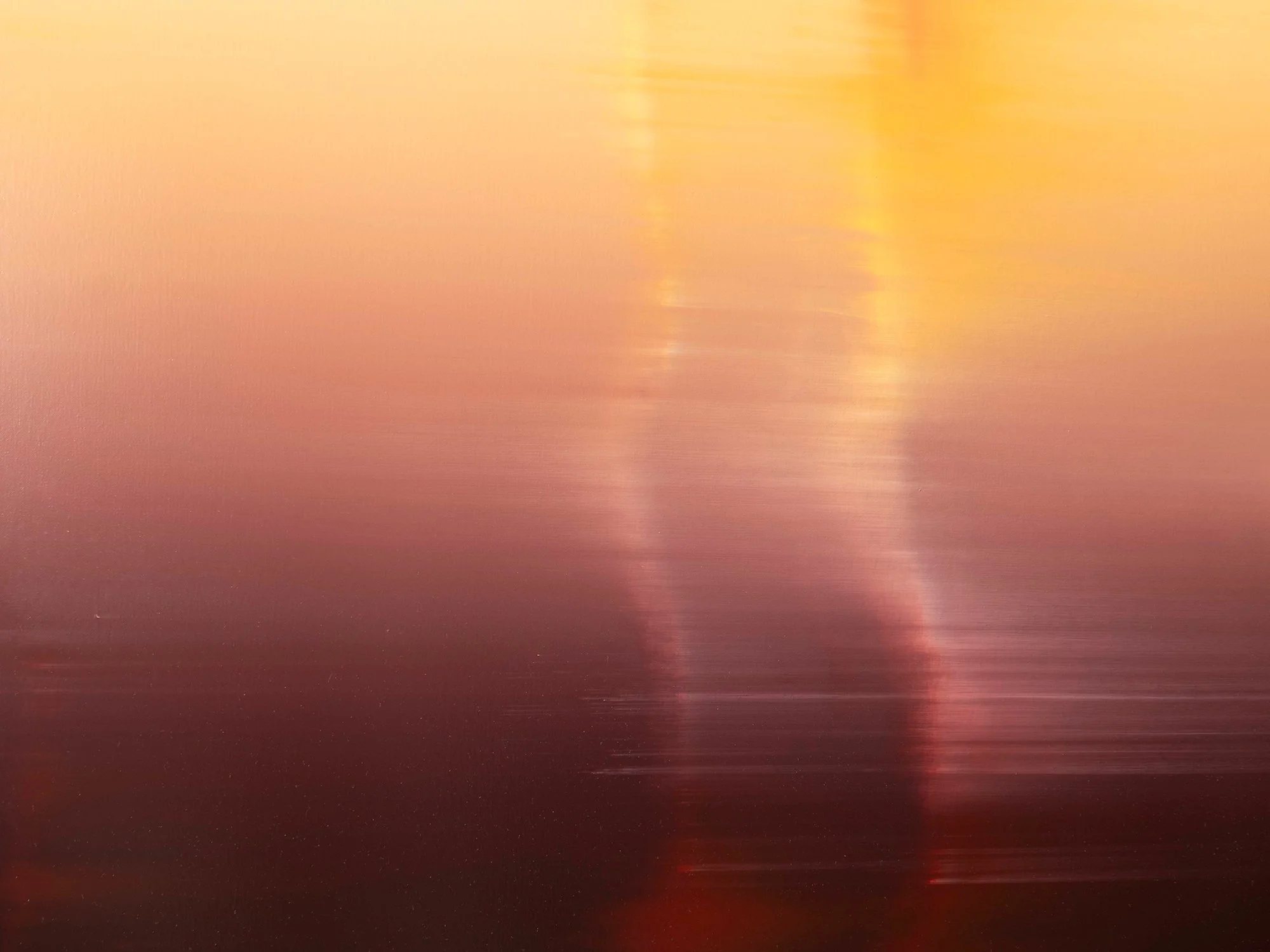 Detail of “Unexpected Guest” revealing subtle colour shifts and tonal transition