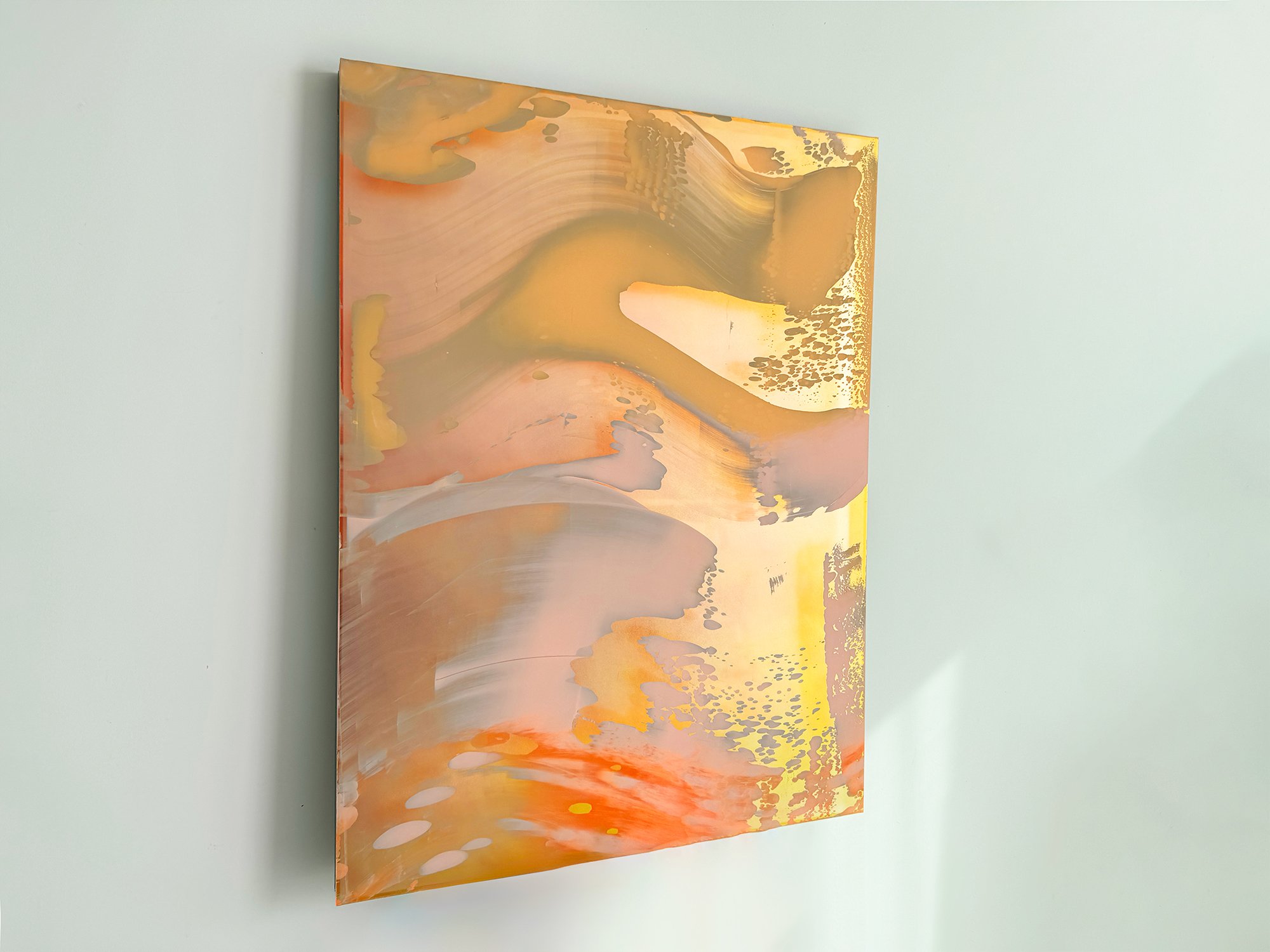 Desert Modernism I – Large Abstract Painting by Lisette Schumacher