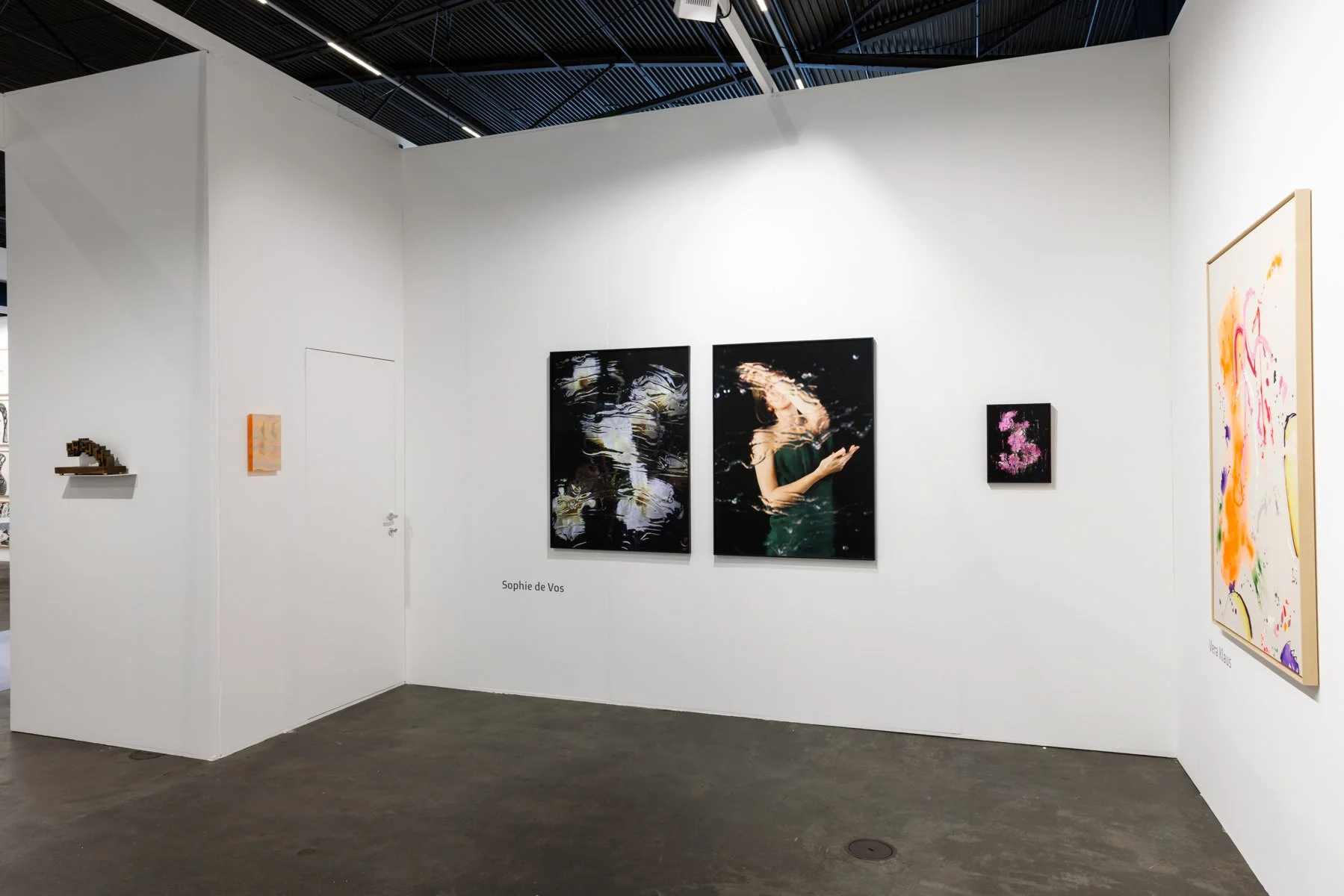 Installation view of Root Gallery at Art Rotterdam showing new works by emerging Dutch and international artists