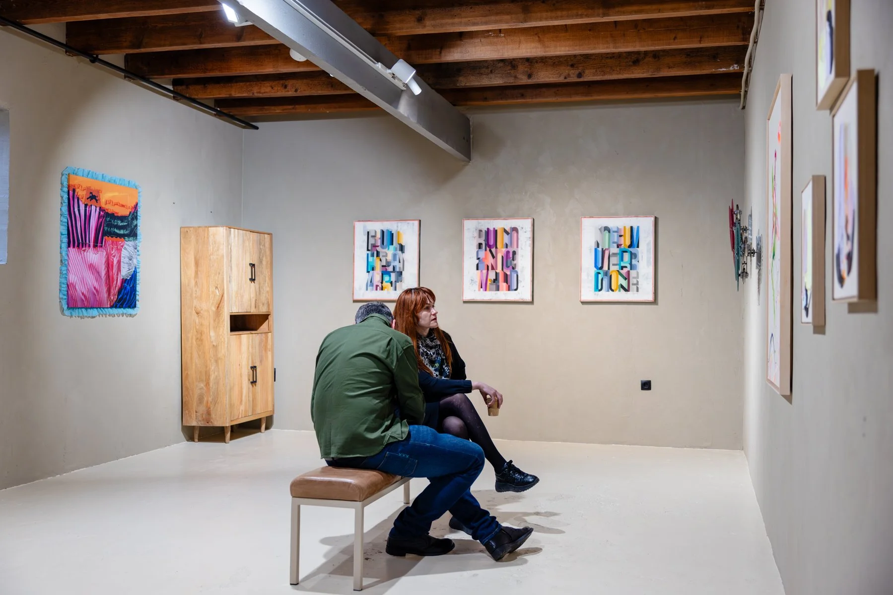 Private room for one-to-one sessions or small break-out meetings within the gallery space
