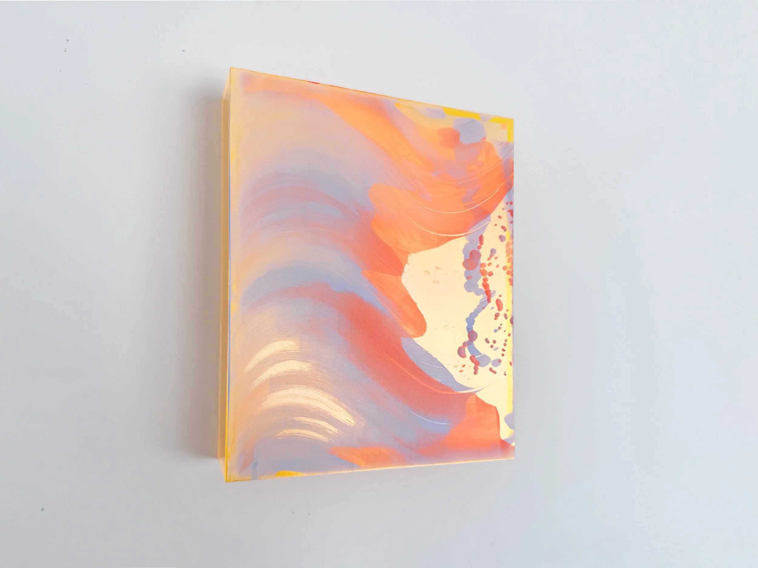 Angled view of Coachella Views XVIII highlighting its depth and flowing colour composition