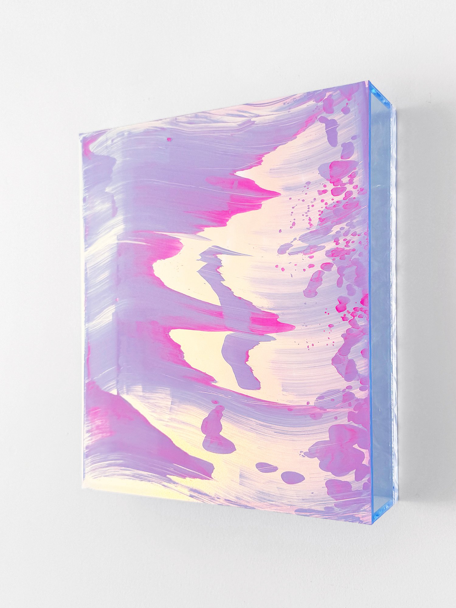 Lisette Schumacher Coachella Views V abstract desert landscape painting inspired by Palm Springs light