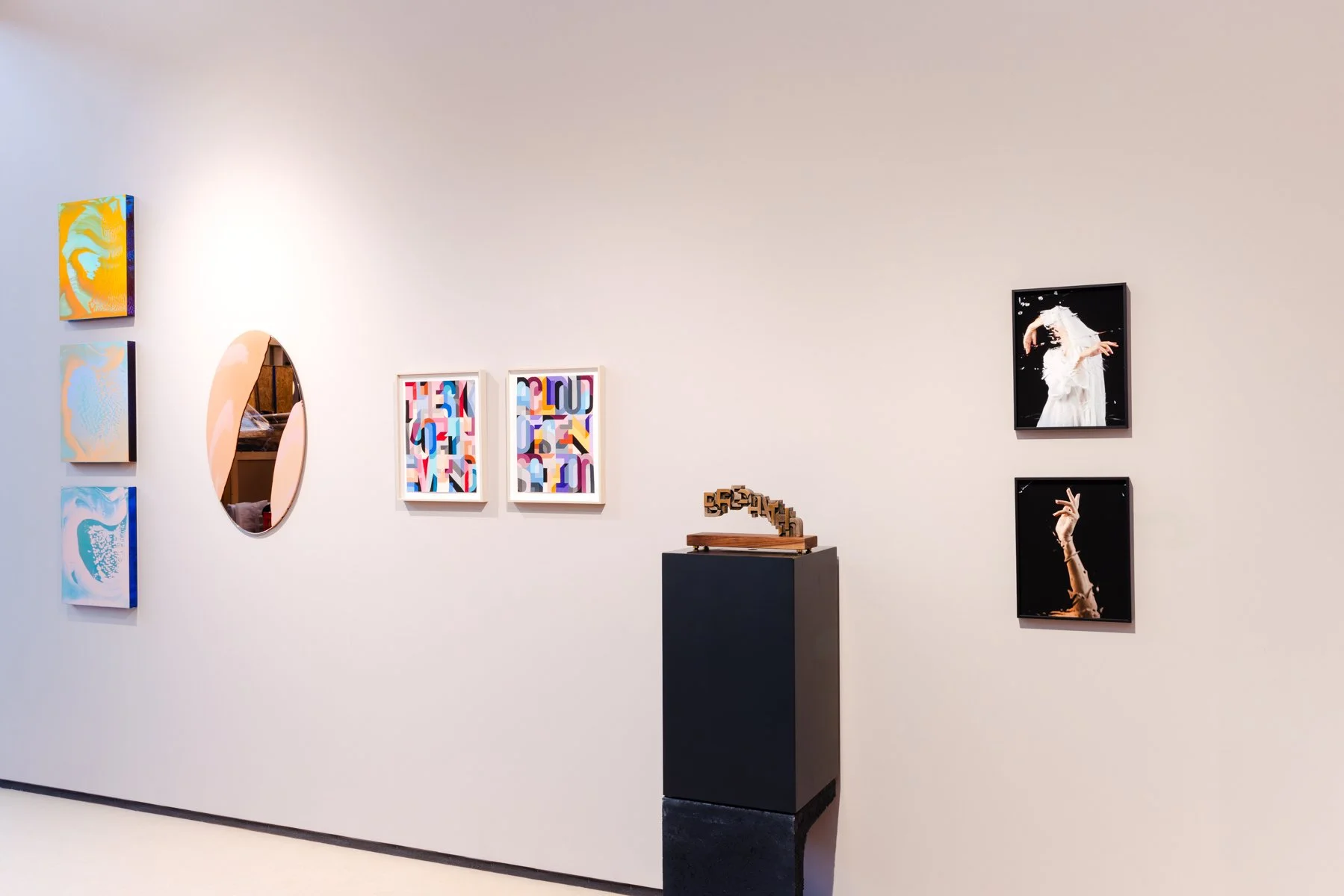 Artworks at art fair Pan Amsterdam 2024- Sophie de Vos, Lisette Schumacher, Quinda Verheul, Saïd Kinos