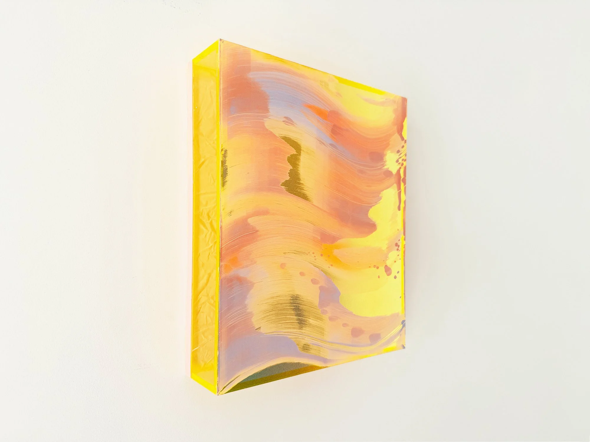 contemporary desert light artwork by Lisette Schumacher inspired by Coachella Valley landscape