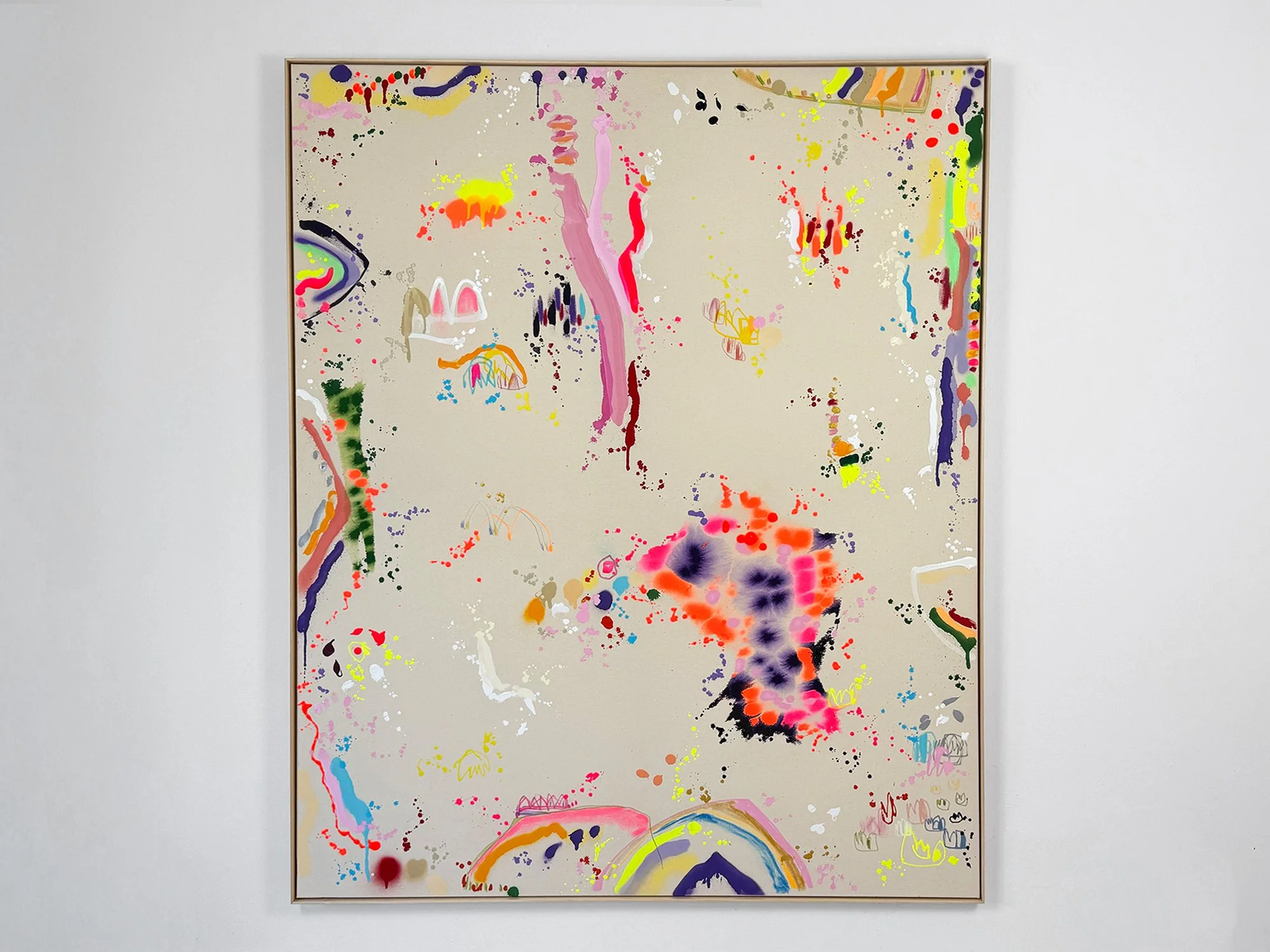 Large contemporary paintings for residential and corporate interiors at Root Gallery