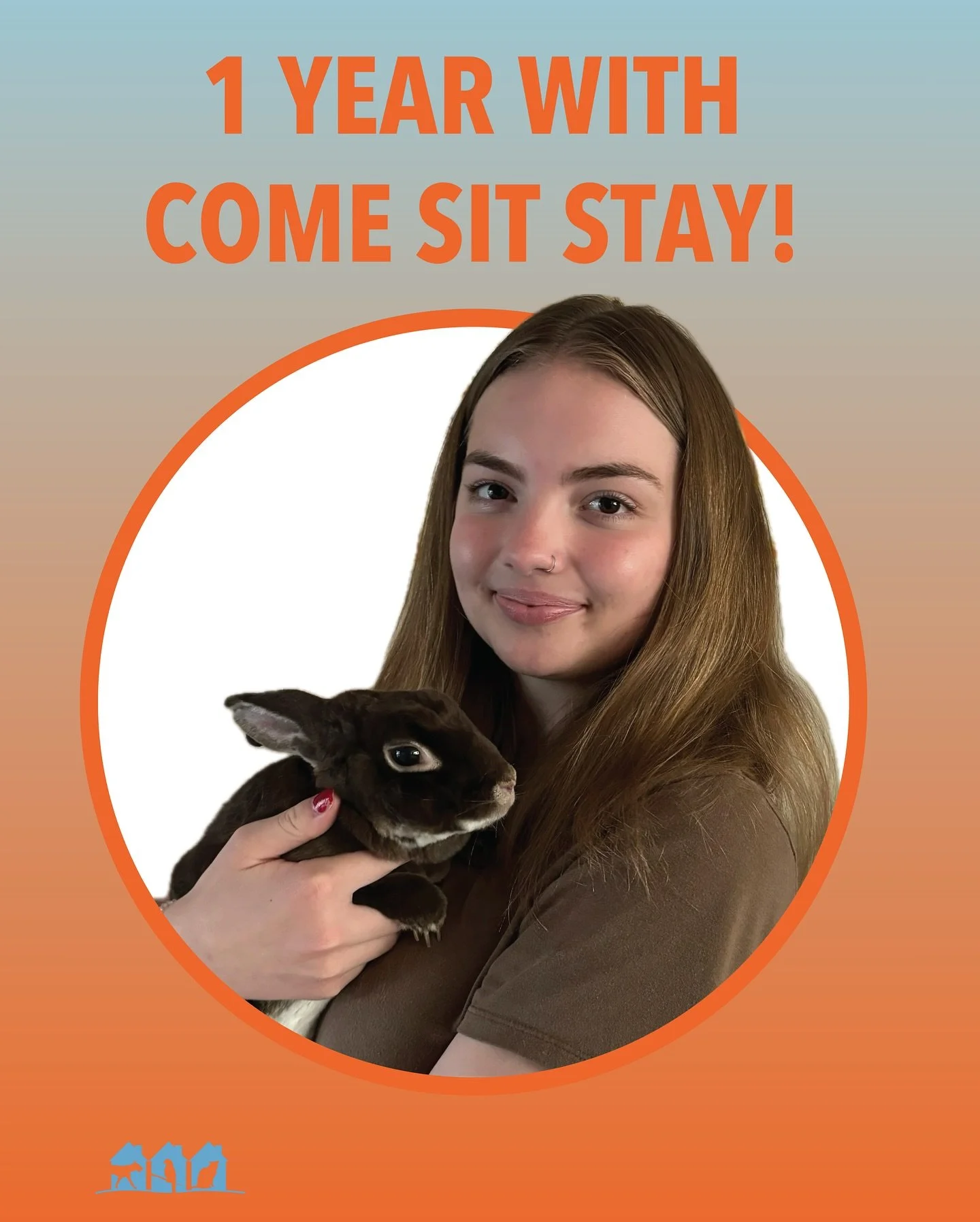 Last Tuesday Anya celebrated her 1 year anniversary with Come Sit Stay! Anya works on our weekend team and has completed over 200 visits! We are so grateful to have her on our team and look forward to many great visits to come!
🎉🐰 Congrats Anya! 🐶