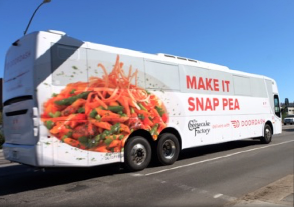 Bus wrap advertising in California- Los Angeles, LA and San Francisco, SF