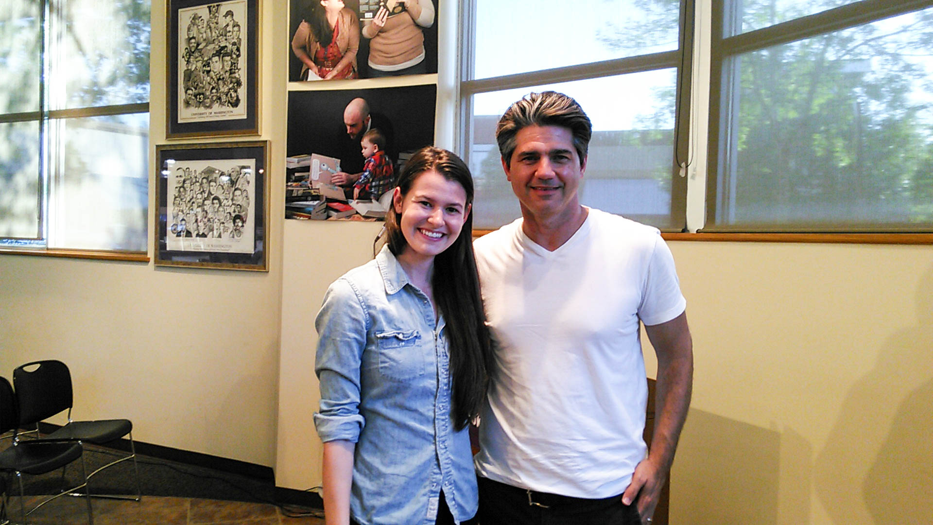 Joshua Becker and I at his The More of Less book tour in Seattle.