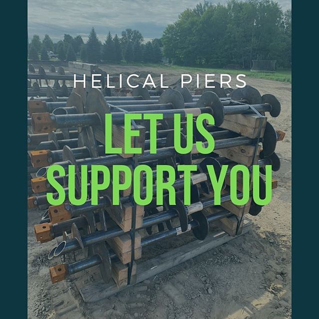 HELICAL PIERS! That's right, Fresh Start Companies is now in the foundation systems biz! Whats a helical pier you ask?
Read On!
A helical pier is a foundation pin made of steel that contains helices just like screws. ... Helical piers are used to sup