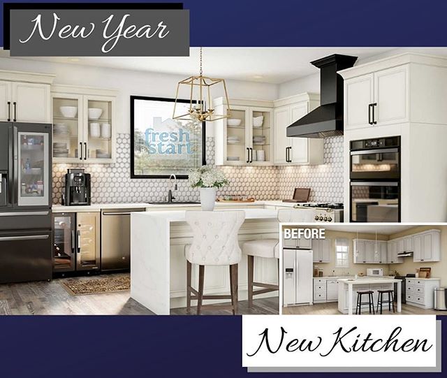 Its a New Year full of possibilities and changes. Are you ready for a Fresh Start? Click or Call today and lets get that project you've been dreaming of started! 
#customhomebuilder #kitchenremodel 
#newyearnewhome🏡