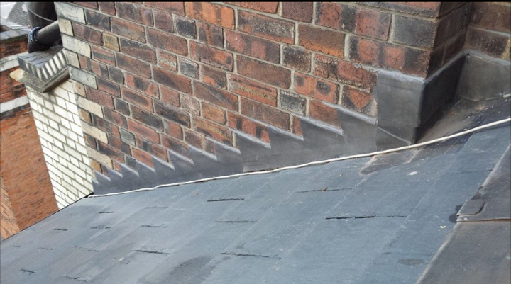 Lead step flashings - London