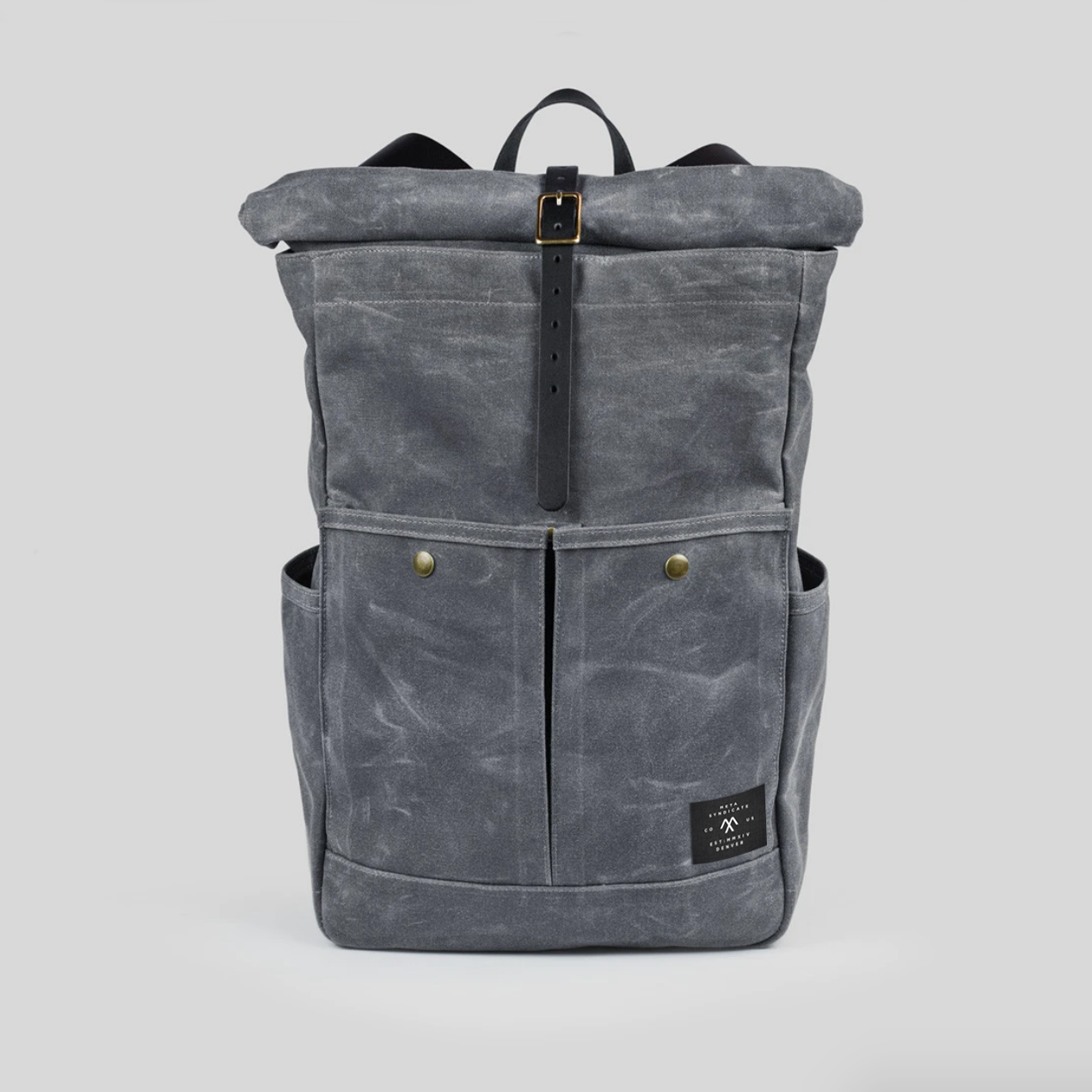 canvas roll top bag